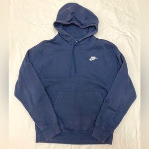 Nike Mens Small Navy Pullover Hoodie